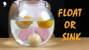 Sink or float experiment