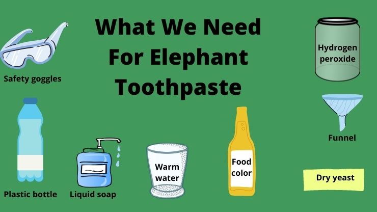 Elephant Toothpaste Science Fair Project